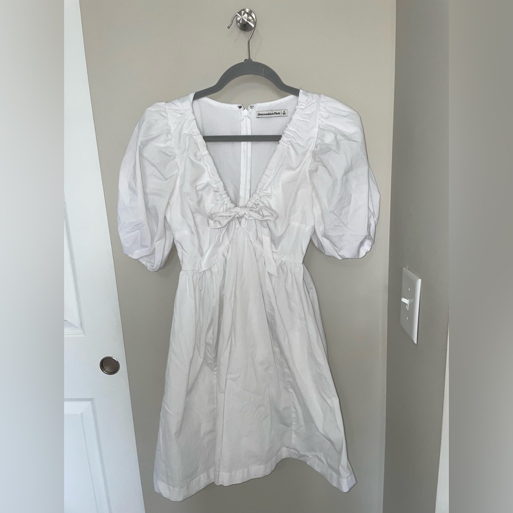 Abercrombie white mini dress
